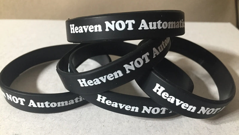 Heaven NOT Automatic Wristbands (5 Pack)
